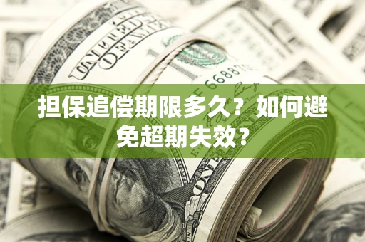 北京担保追偿期限多久?如何避免超期失效? 北京担保追偿期限多久?如何避免超期失效?