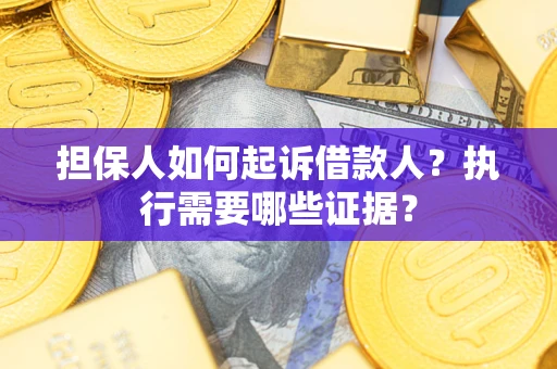 北京担保人如何起诉借款人？执行需要哪些证据？