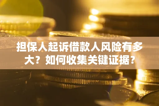 北京担保人起诉借款人风险有多大？如何收集关键证据？