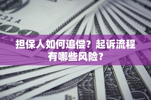 北京担保人如何追偿？起诉流程有哪些风险？