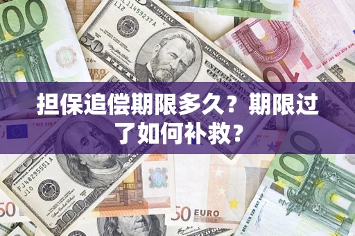 北京担保追偿期限多久？期限过了如何补救？
