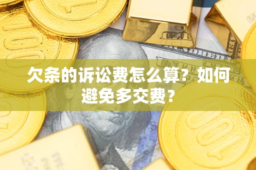 北京欠条的诉讼费怎么算？如何避免多交费？