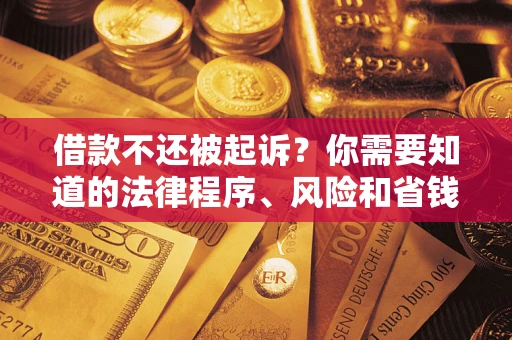 北京借款不还被起诉？你需要知道的法律程序、风险和省钱技巧